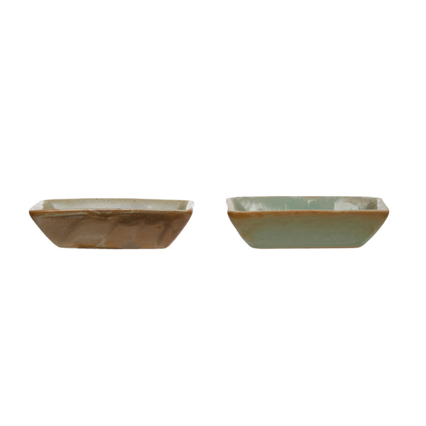 Stoneware Dish - Opal Reactive Glaze