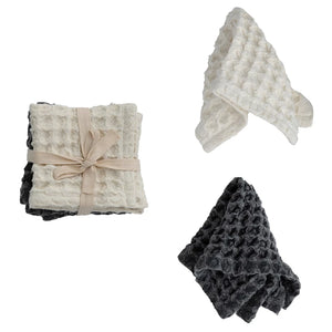 Waffle Weave Dish Cloths w/ Loops, Set of 2