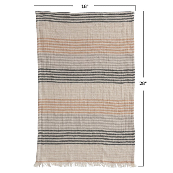 Double Cloth Yarn Tea Towel, Multicolor