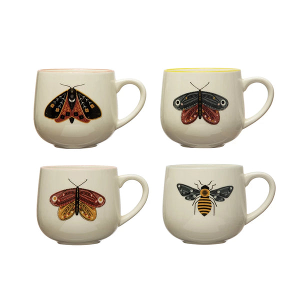 12 oz. Stoneware Insect Mug