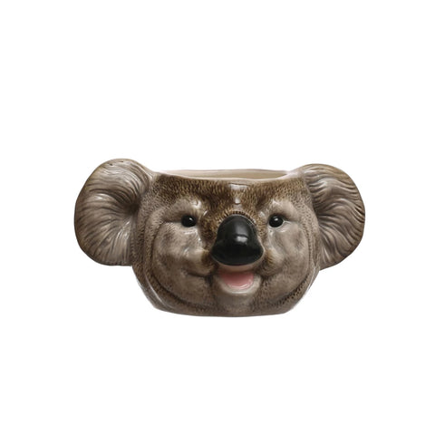 Ceramic Koala Head Planter