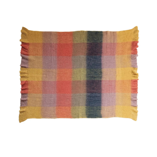 Woven Wool & Acrylic Throw