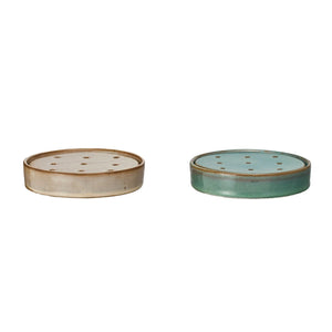 Stoneware Soap Dish w/ Removable Tray