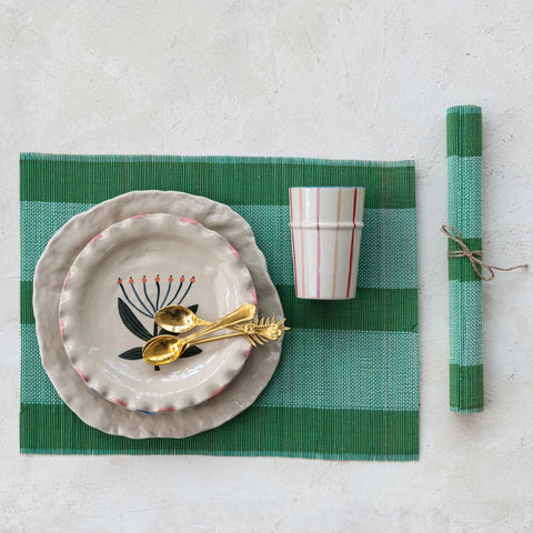 Hand-Woven Bamboo Placemat