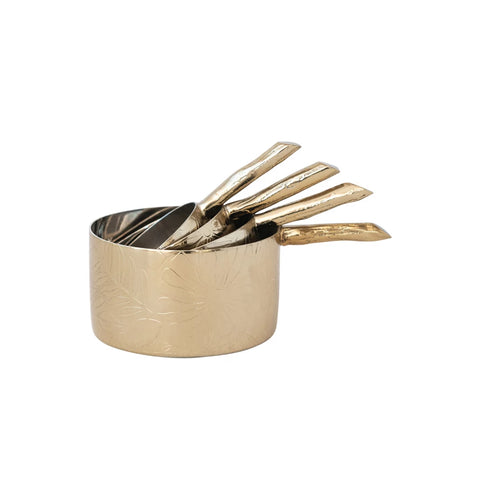 Stainless Steel Measuring Cups with Twig Shaped Handles