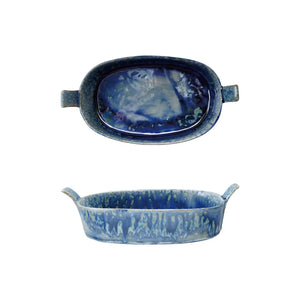 2-Cup Handled Stoneware Baker