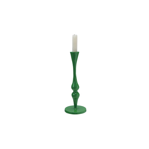 Green Cast Iron Taper Holder