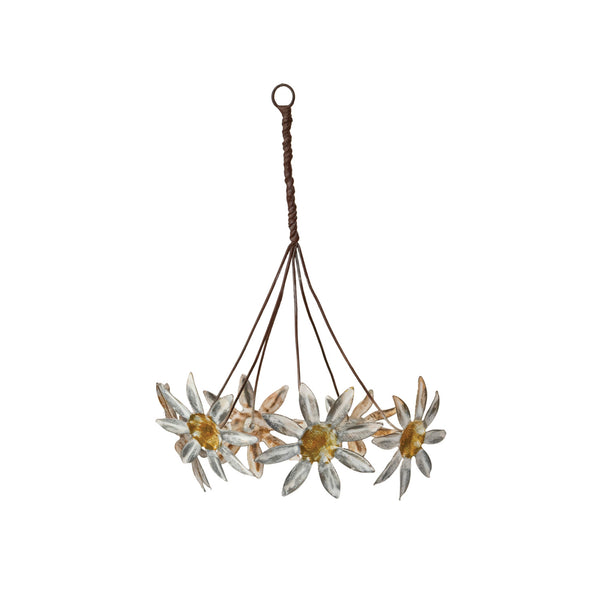 Metal Toleware Flower Bunch Ornament