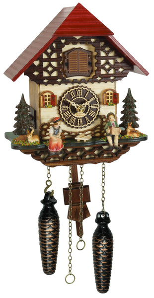 Sabine Cuckoo Clock with Removable Figurines