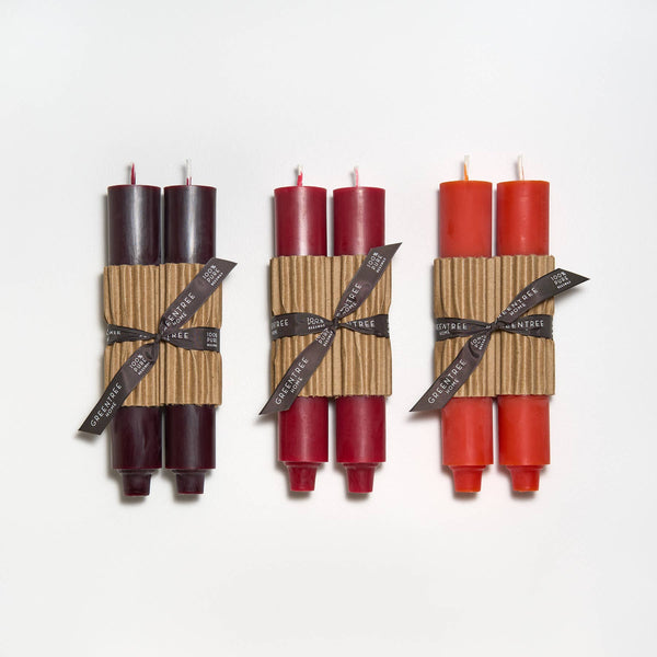 9" Column Taper Handmade Beeswax Candles