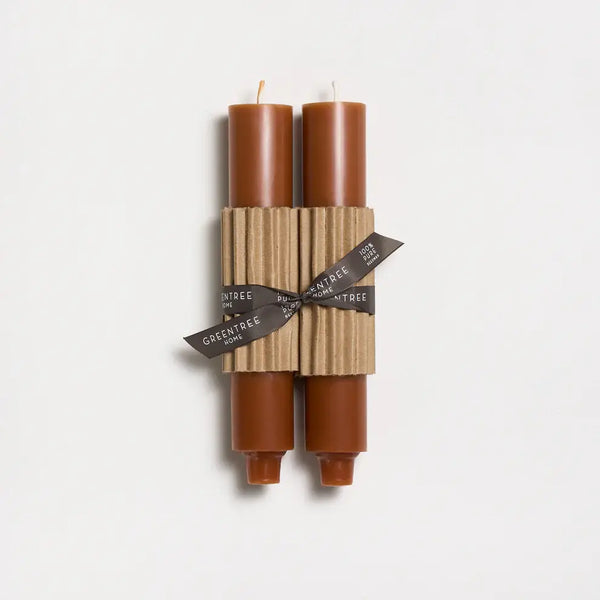 9" Column Taper Handmade Beeswax Candles