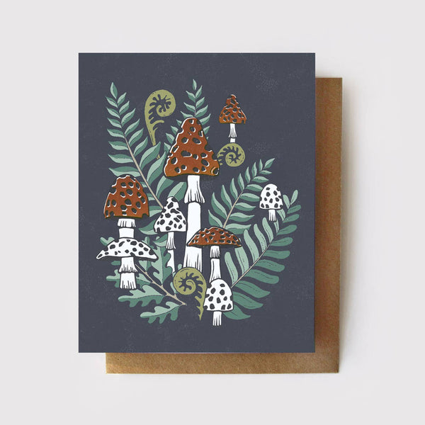 Toadstools + Ferns Boxed Card Set of 8