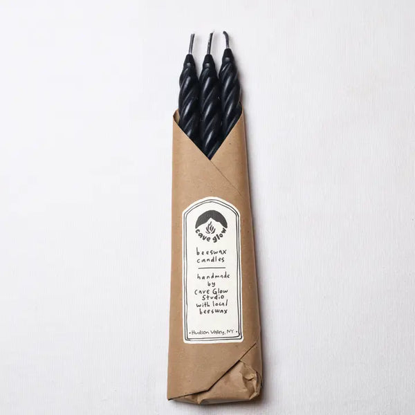 Beeswax Spiral Tapers | Set of 3