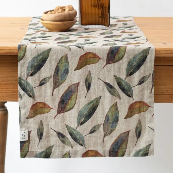 Linen Table Runner - Asst. Prints