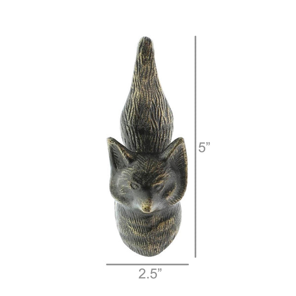 Fox Wall Hook - Cast Iron