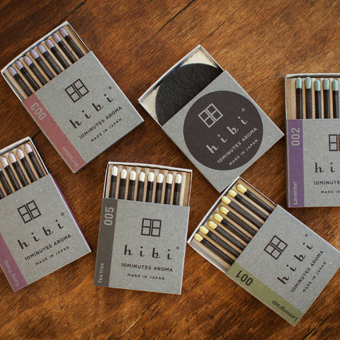 Hibi Match | Box of 8 Incense Matches