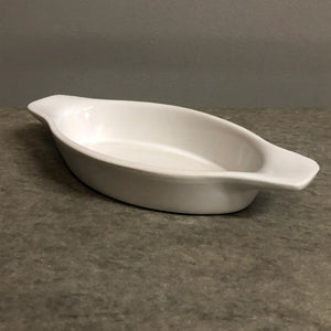 Handled Oval Dish by Poterie Renault