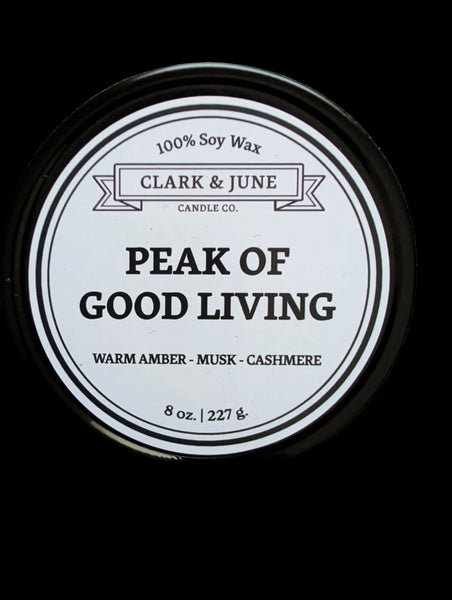 Peak of Good Living | 8 oz. Tin Candle