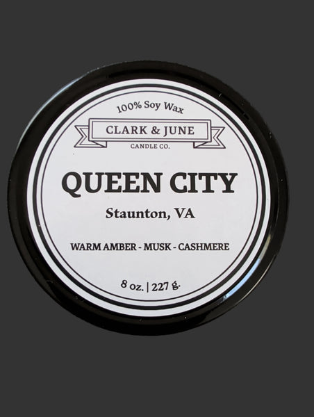 Queen City, Staunton | 8 oz. Tin Candle