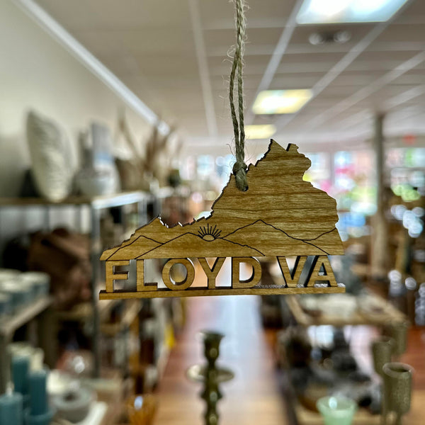 Floyd Cherry Wood Ornament