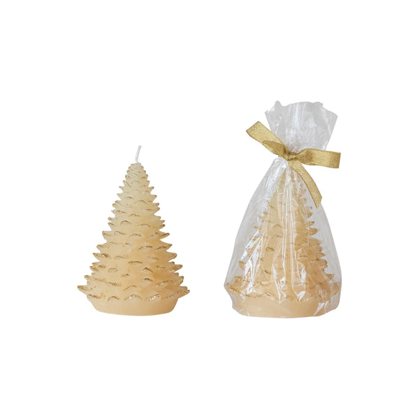 Small Unscented Tree Shaped Candles