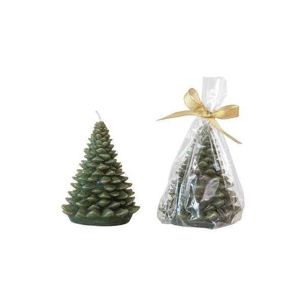 Small Unscented Tree Shaped Candles