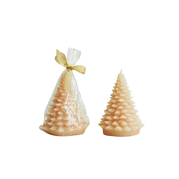 Small Unscented Tree Shaped Candles