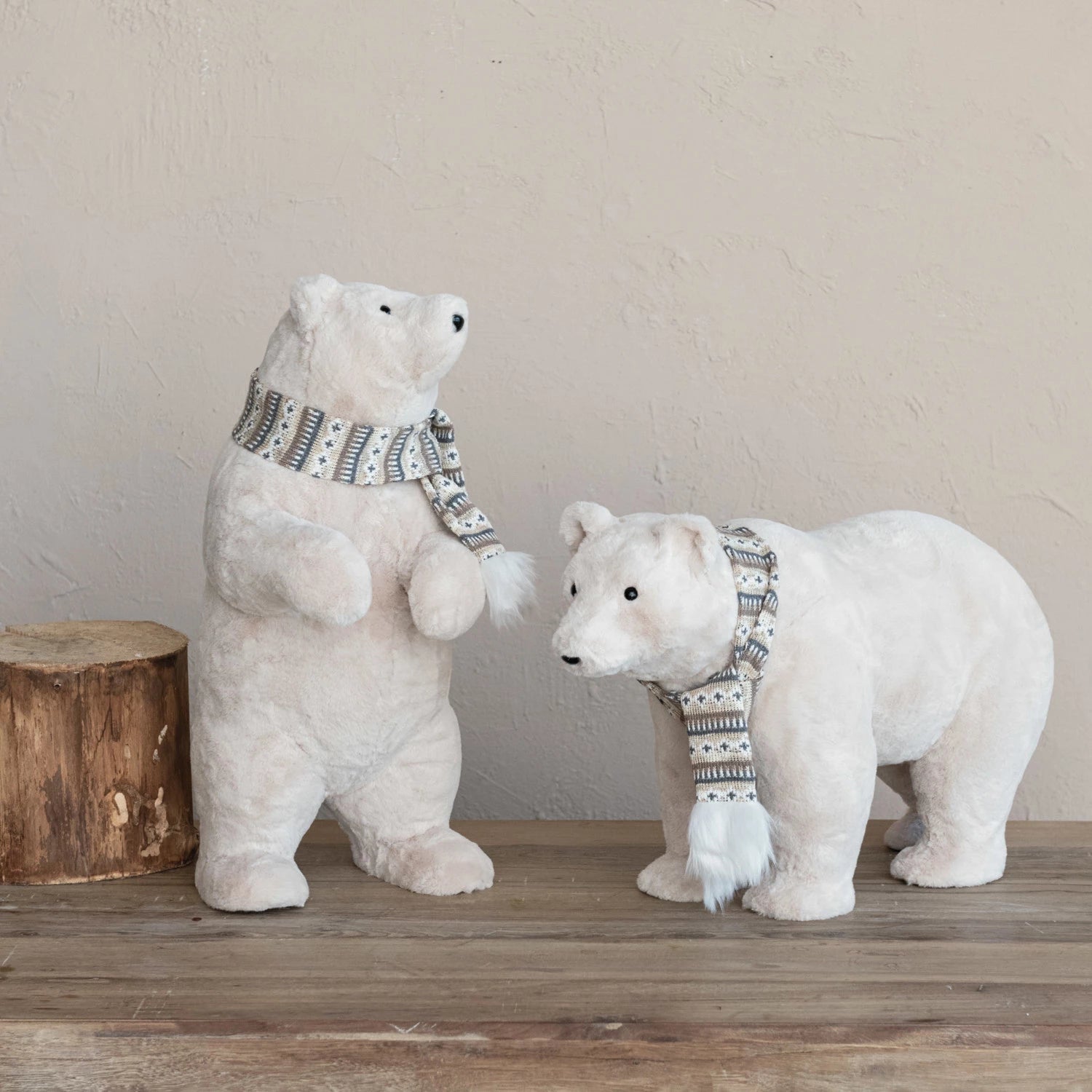 Polar Bear w/ Scarf – Lichen or Knot Plant Company LLC