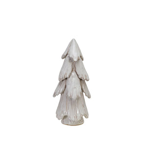 Handmade Stoneware Tree, White