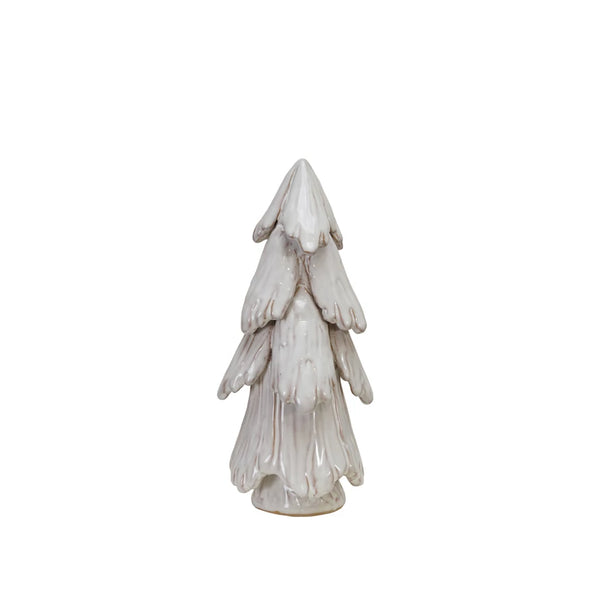 Handmade Stoneware Tree, White