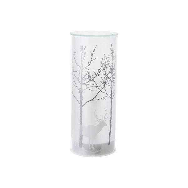 Glass LED Motion Light - Trees & Reindeer