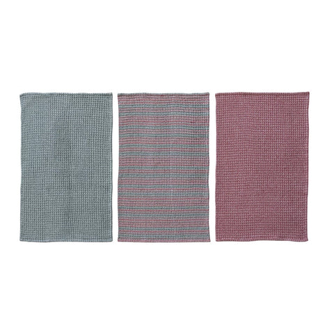 Woven Cotton Waffle Weave Tea Towel