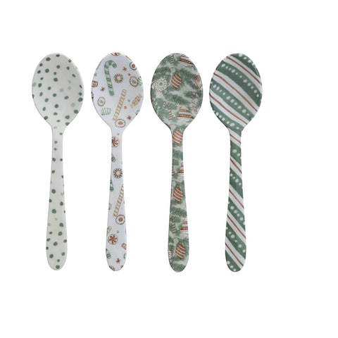Enameled Holiday Spoon