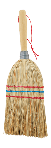 mini rice straw brush