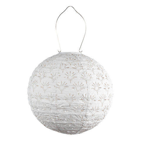 12" Globe Stella Deco Globe - White