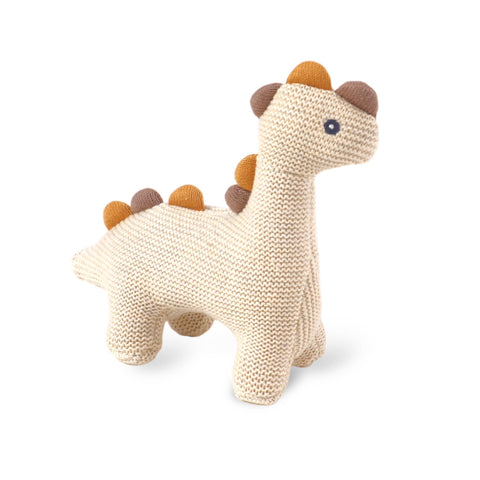 Dino Knit Stuffed Animal Toy (Organic Cotton)
