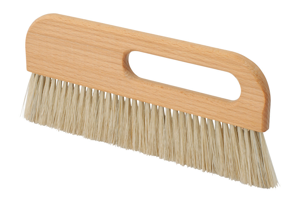 table brush with recessed grip