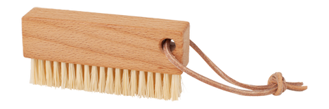 Nail Brush with Leather Strap