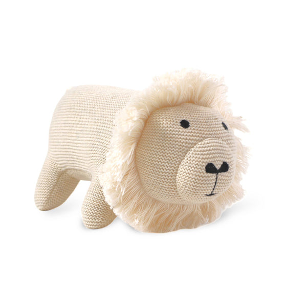 Lion Knit Stuffed Animal Toy (Organic Cotton)