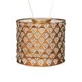 8" Stella Drum Solar Lantern - Copper