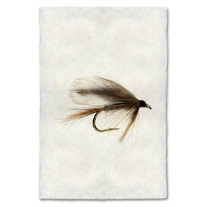 Image of Barloga Adams Fly Fishing print on Nepalese paper