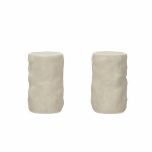 Sculpted Salt and Pepper Shakers, Set of 2