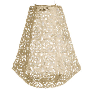 10" x 11" Stella Prism Solar Lantern - Pearl