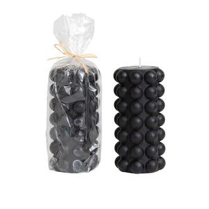Unscented Hobnail Pillar Candle Tall