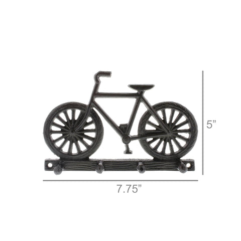 Bicycle Wall Hook - Cast Iron - Black