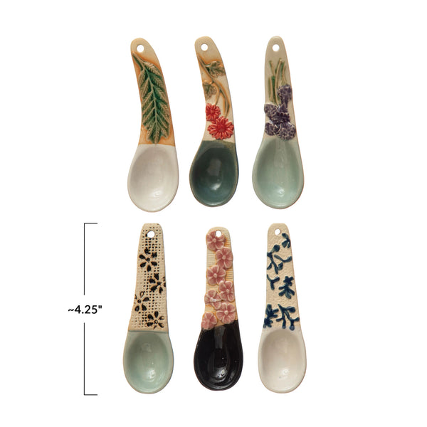 Assorted Hand-Painted Spoon with Handle