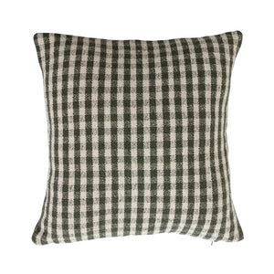 18" Pillow Green Gingham