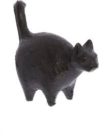 Botero Cast Iron Critter Cat Brown