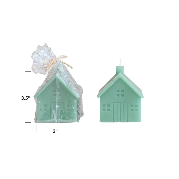 House Shaped Candle, Green